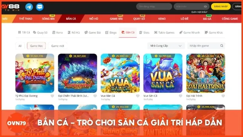 Bắn cá đồ họa 3D bắt mắt, săn thưởng siêu hấp dẫn