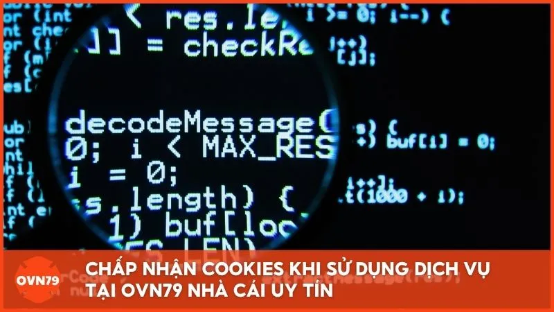Chấp nhận cookies khi sử dụng dịch vụ tại OVN79 Nhà Cái Uy Tín