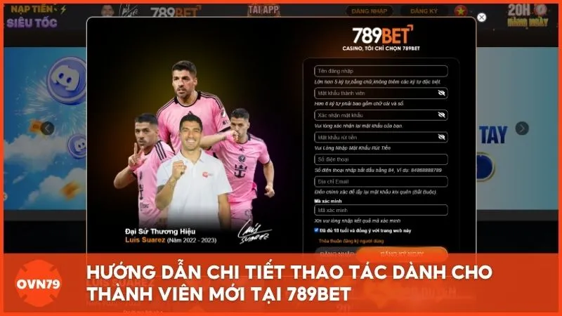 Hướng dẫn chi tiết thao tác dành cho thành viên mới tại 789BET