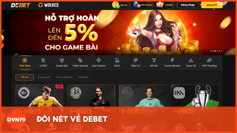 Đôi nét về DEBET - Thuộc top nhà cái uy tín được quan tâm tại Việt Nam