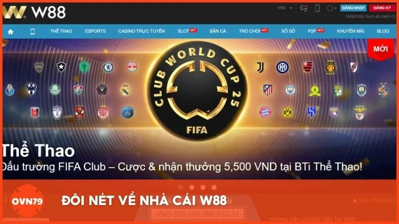 W88 - Nhà cái bóng đá uy tín tại Việt Nam, được cấp phép chính thức