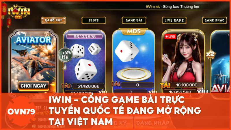 IWIN - Cổng game bài trực tuyến quốc tế đang mở rộng tại Việt Nam