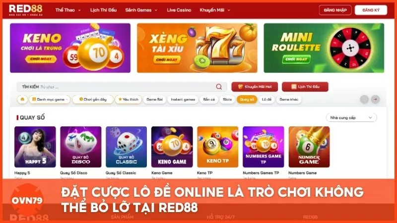 Tích hợp nhiều loại hình lô đề với tỷ lệ thưởng rõ ràng