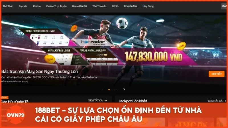 188BET – Sự lựa chọn ổn định đến từ nhà cái có giấy phép châu Âu