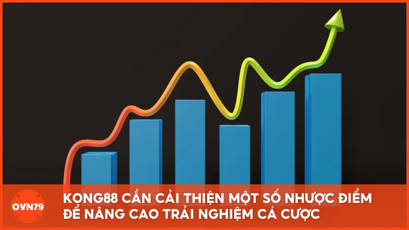 KONG88 cần cải thiện một số nhược điểm để nâng cao trải nghiệm cá cược