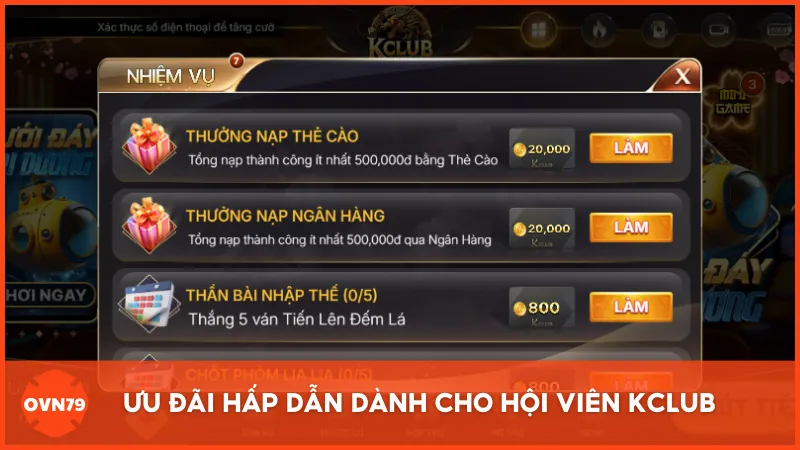 Ưu đãi hấp dẫn dành cho hội viên KCLUB