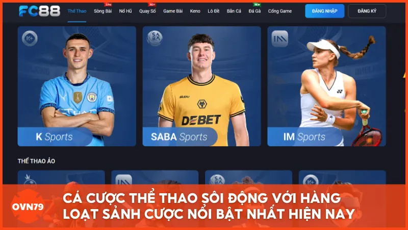 Cá cược thể thao sôi động với hàng loạt sảnh cược nổi bật nhất hiện nay