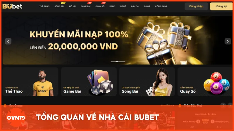 BUBET - Nền tảng cá cược có trụ sở từ Vương Quốc Anh