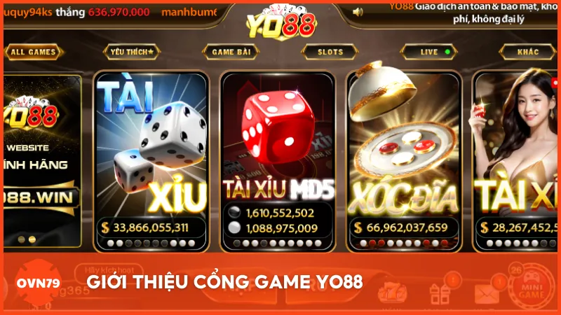 Giới thiệu cổng game Yo88 – Một địa chỉ chơi game trực tuyến được đánh giá uy tín hiện nay