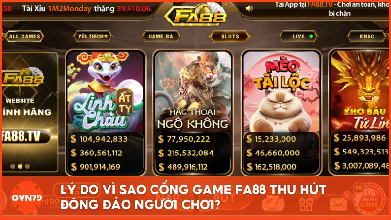 Cổng game sở hữu nhiều thế mạnh vượt trội giúp thu hút nhiều thành viên