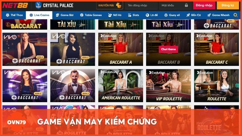 Game vận may kiểm chứng