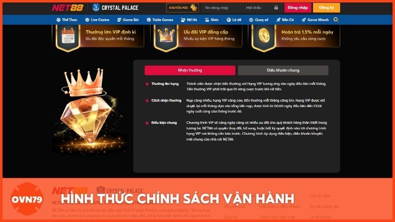 Hình thức chính sách vận hành