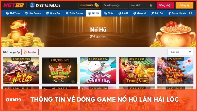 Thông tin về dòng game nổ hũ Lân Hái Lộc