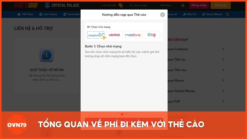 Tổng quan về phí đi kèm với thẻ cào