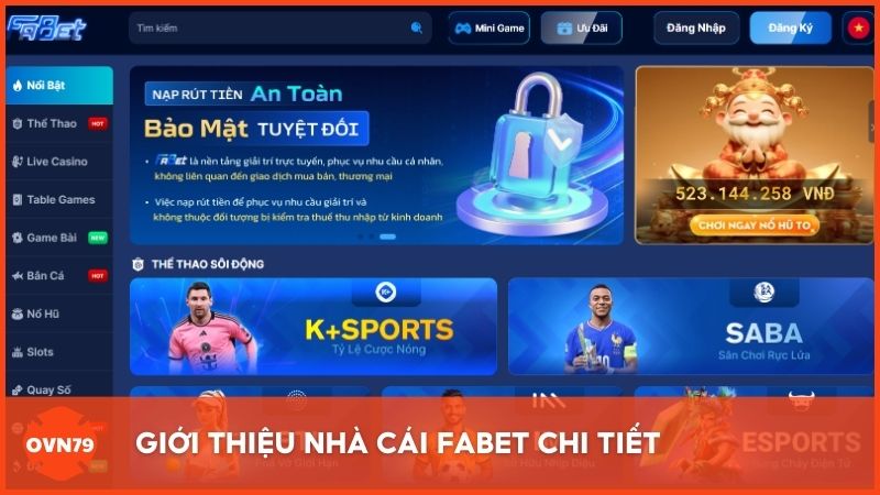 Giới thiệu nhà cái Fabet chi tiết