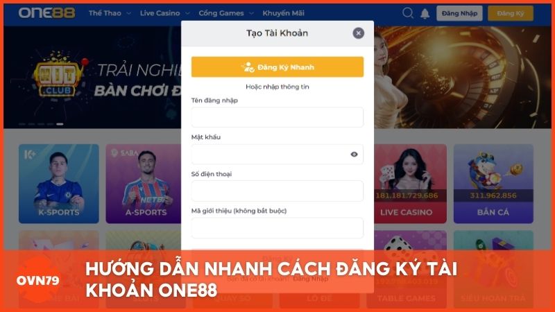 Hướng dẫn One88