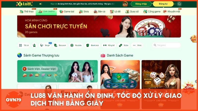 Hệ thống máy chủ đa tầng và công nghệ bảo mật SSL 256-bit giúp trang cá cược bóng đá trực tuyến Lu88 vận hành ổn định, tốc độ xử lý giao dịch tính bằng giây