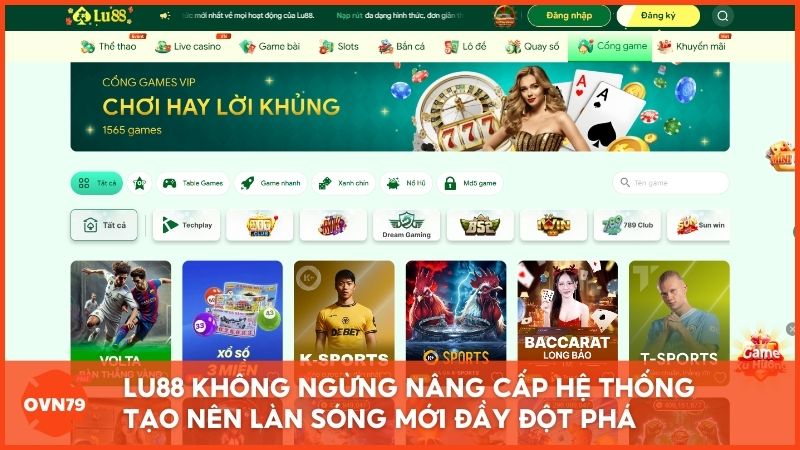 Với chiến lược phát triển bền vững, nhà cái bóng đá Lu88 không ngừng nâng cấp hệ thống, tạo nên làn sóng cá cược mới đầy đột phá và minh bạch