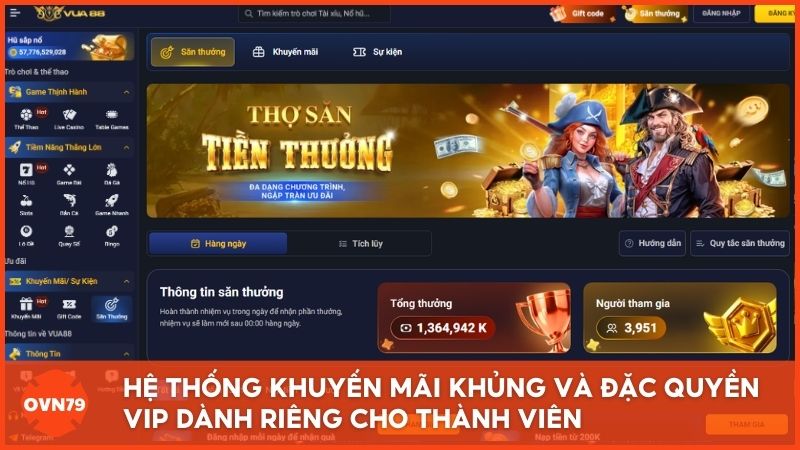 Bùng nổ ưu đãi cùng Vua88 – Hệ thống khuyến mãi khủng và đặc quyền VIP dành riêng cho thành viên trung thành