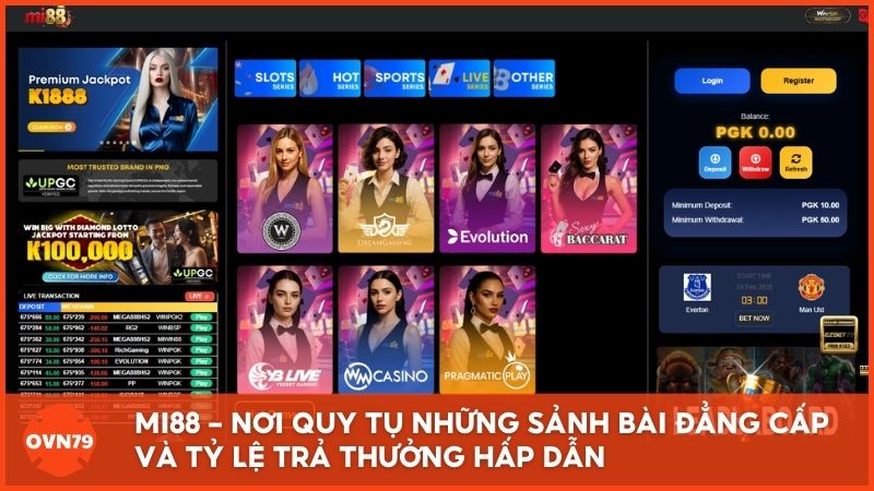 Hệ sinh thái giải trí đa dạng tại nhà cái game bài Mi88, nơi quy tụ những sảnh bài đẳng cấp và tỷ lệ trả thưởng hấp dẫn