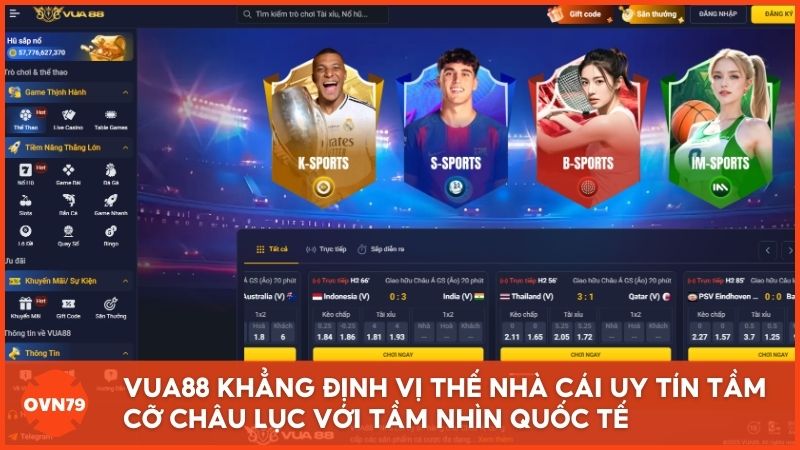 Vua88 khẳng định vị thế nhà cái uy tín tầm cỡ châu lục với hành trình phát triển bền vững và tầm nhìn quốc tế