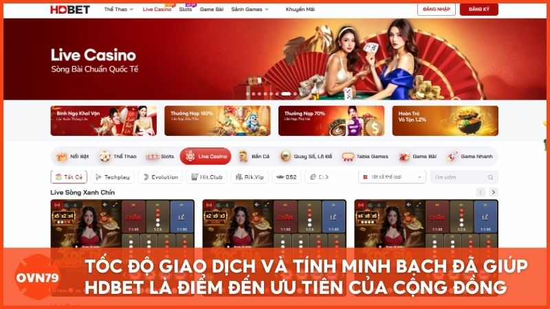 Sự kết hợp hoàn hảo giữa tốc độ giao dịch siêu tốc và tính minh bạch trong tỷ lệ trả thưởng (RTP) đã giúp nhà cái uy tín Hdbet trở thành điểm đến ưu tiên của cộng đồng cược thủ chuyên nghiệp