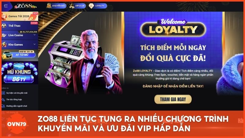 Tổng hợp các chương trình khuyến mãi khủng và đặc quyền VIP Club chỉ có tại Zo88.com