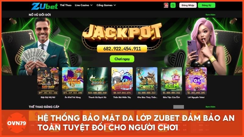 Hệ thống bảo mật đa lớp tại nhà cái uy tín ZUBET đảm bảo an toàn tuyệt đối cho thông tin và tài chính của người chơi