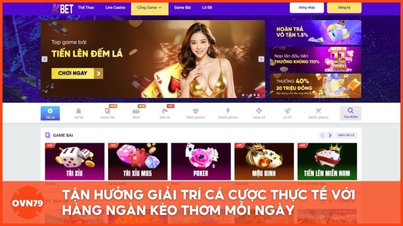 Khám phá kho trò chơi đồ sộ, đáp ứng mọi nhu cầu cá cược