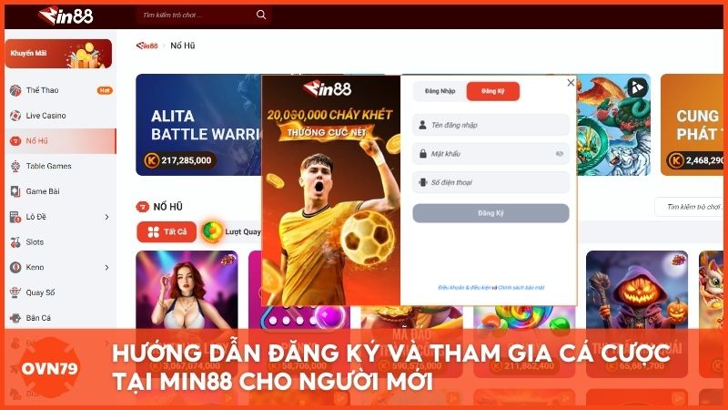 Quy trình đăng ký tài khoản đơn giản và an toàn tại nha cai uy tin Min88 dành cho người chơi mới