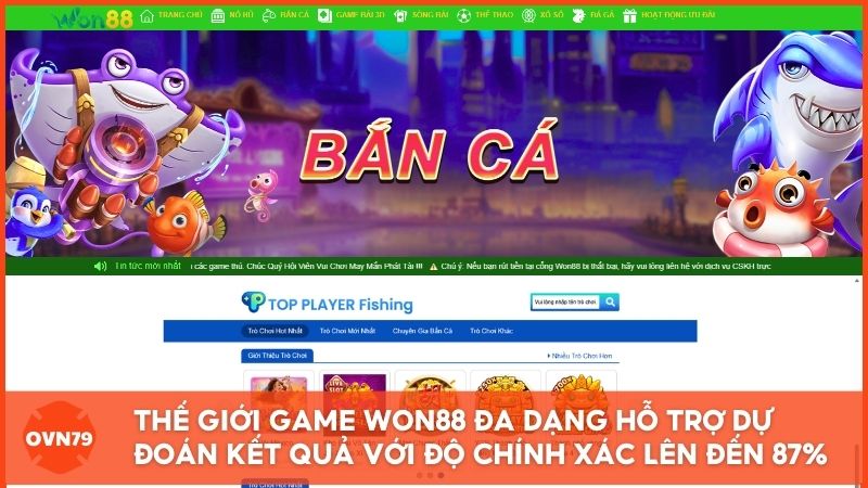 Trải nghiệm xem trực tiếp và đặt cược rung (Running) mượt mà trên trang cá cược bóng đá Won88