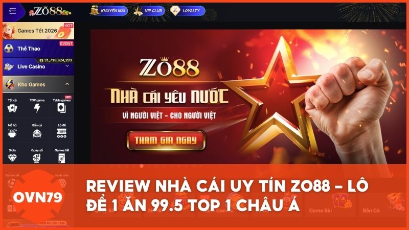 review nha cai lo de zo88 - Zo88 – Review Nhà Cái Uy Tín Đẳng Cấp 2026: Sảnh Lô Đề 1 Ăn 99.5