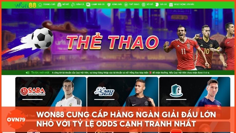 Trang cá độ bóng đá Won88 sở hữu tỷ lệ Odds cạnh tranh nhất thị trường, giúp người chơi tối ưu hóa lợi nhuận trong từng đơn cược